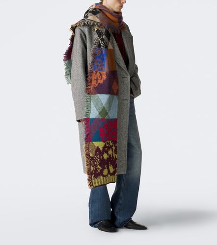 Jacquard wool-blend scarf - Dries Van Noten - Modalova