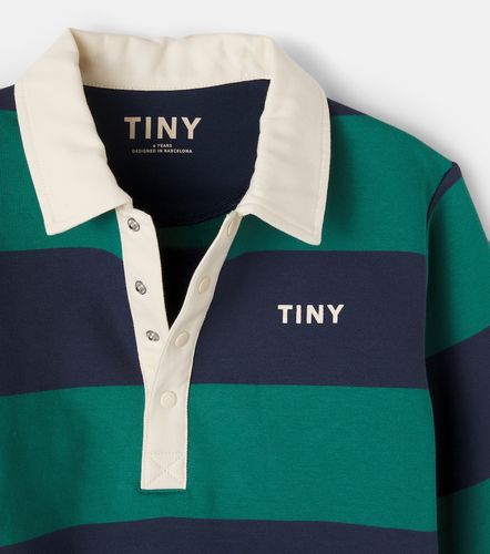 Polo de jersey de algodón a rayas - Tinycottons - Modalova