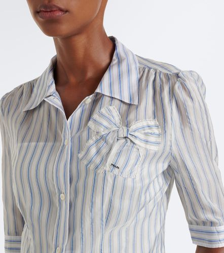 Prada Camicia a righe con fiocco - Prada - Modalova