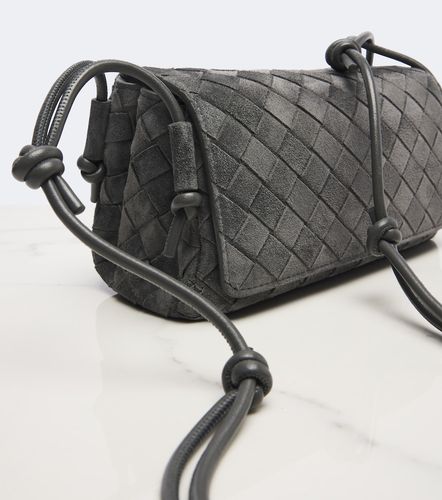 Borsa a tracolla Notturno Mini in suede - Bottega Veneta - Modalova