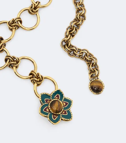 Etro Embellished floral chain belt - Etro - Modalova