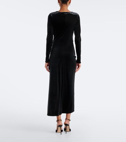 Vestido midi Ferrera de terciopelo fruncido - Simkhai - Modalova
