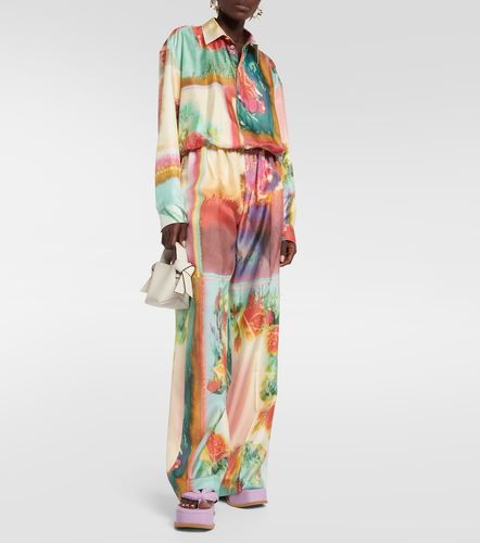 Camisa de seda estampada - Jean Paul Gaultier - Modalova