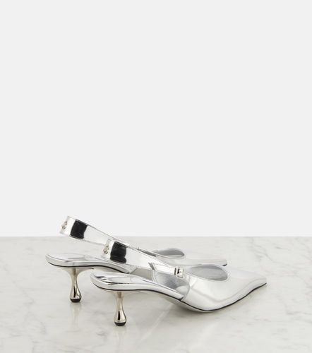 Amel metallic leather slingback pumps - Jimmy Choo - Modalova