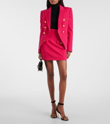 Balmain Virgin wool miniskirt - Balmain - Modalova