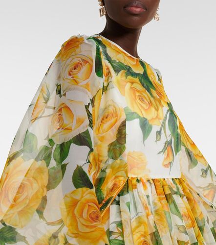 Minikleid aus Seiden-Chiffon - Dolce&Gabbana - Modalova