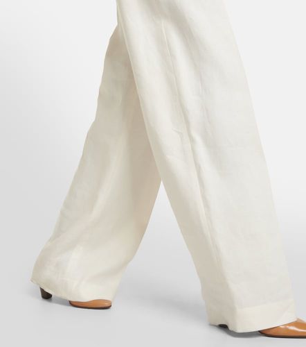 Pantaloni Antone a gamba larga e vita alta - The Row - Modalova