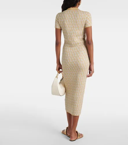 Vestido midi Toile Iconographe de jacquard - Valentino Garavani - Modalova