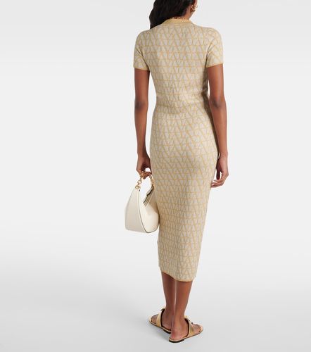 Toile Iconographe Midikleid aus Lamé-Jacquard - Valentino - Modalova
