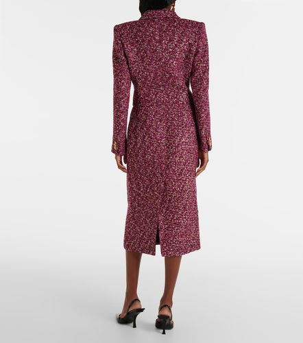 Sequined cropped tweed blazer - Alessandra Rich - Modalova