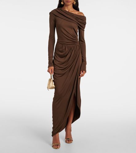 Abito lungo in jersey off-shoulder - Oscar de la Renta - Modalova