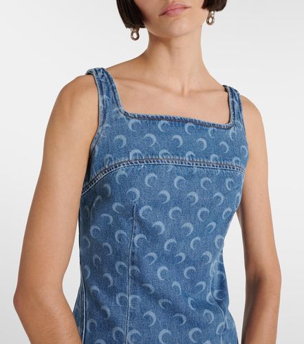 All Over Moon denim minidress - Marine Serre - Modalova