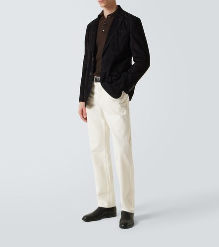 Monti single-breasted suede blazer - Brioni - Modalova
