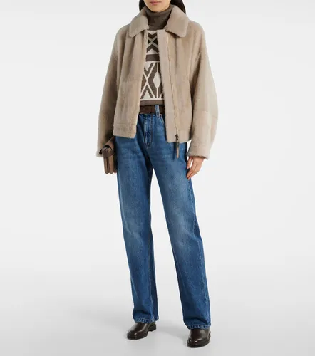 High-rise straight jeans - Brunello Cucinelli - Modalova