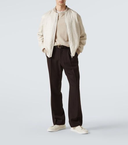 Zegna Linen bomber jacket - Zegna - Modalova