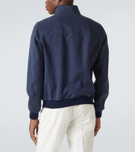 Thom Sweeney Giacca blouson in lino - Thom Sweeney - Modalova