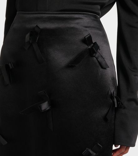Falda midi de satén con lazo - Jil Sander - Modalova