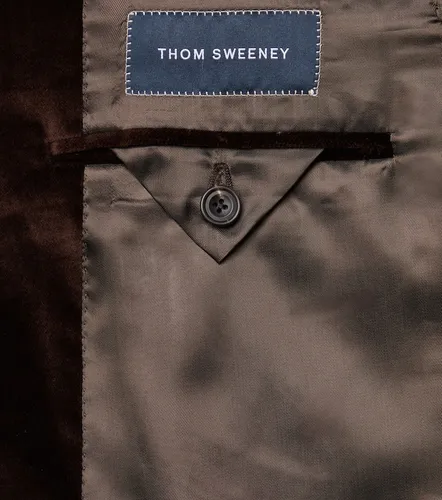 Blazer de terciopelo de algodón - Thom Sweeney - Modalova