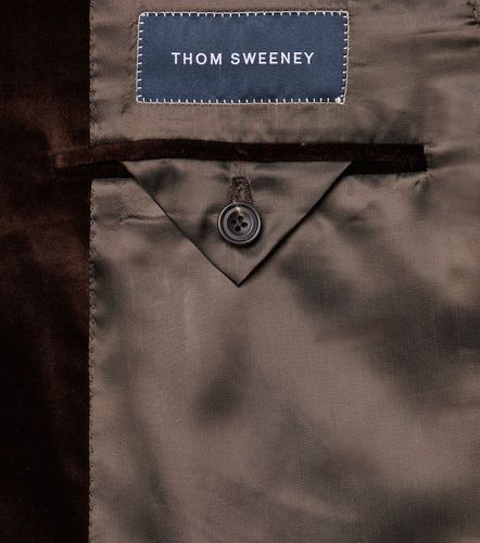 Blazer in velluto di cotone - Thom Sweeney - Modalova