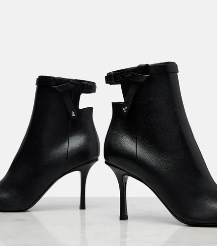Camie 85 cutout leather ankle boots - Jimmy Choo - Modalova