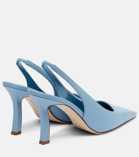 Moirasli leather slingback pumps - Manolo Blahnik - Modalova