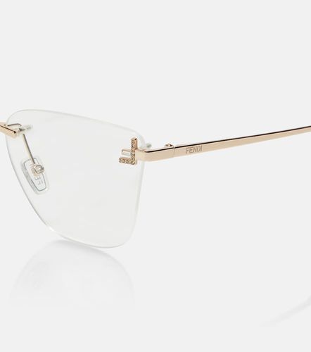 Fendi Gafas cat-eye First Crystal - Fendi - Modalova