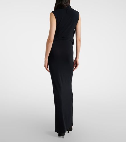 Vestido largo de jersey drapeado - Jean Paul Gaultier - Modalova