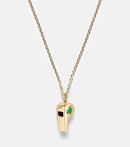 Collar de oro de 18 ct con esmeraldas - Anita Ko - Modalova