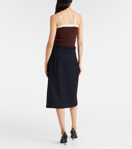 Prada Top in lana e cashmere - Prada - Modalova