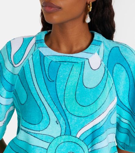 Crop top Iride de rizo de algodón - Pucci - Modalova
