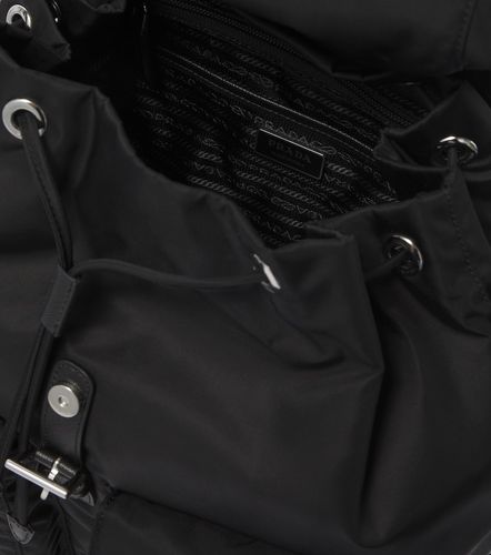 Re-Nylon leather-trimmed backpack - Prada - Modalova