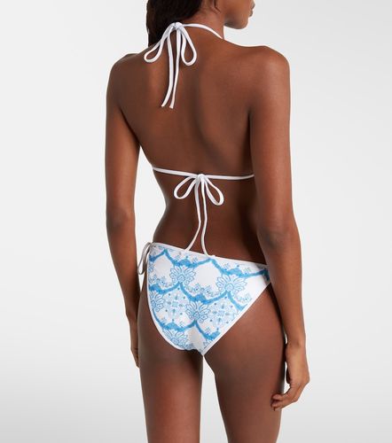 Malta printed bikini top - Melissa Odabash - Modalova