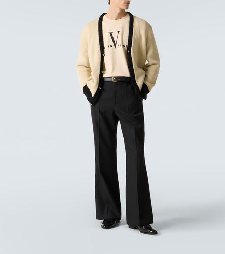Embroidered virgin wool cardigan - Valentino Garavani - Modalova
