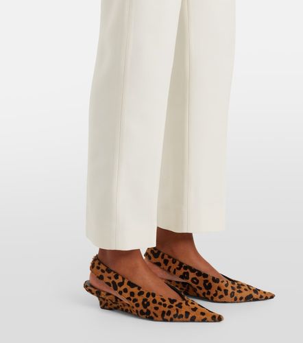 Pantaloni slim in lana e seta - Toteme - Modalova
