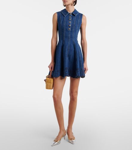 Self-Portrait Minikleid aus Denim - Self-Portrait - Modalova