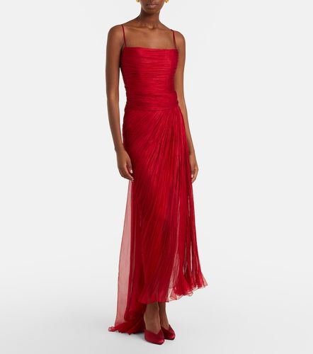 Rio draped silk muslin gown - Maria Lucia Hohan - Modalova