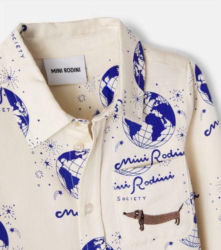 Camisa Society estampada - Mini Rodini - Modalova