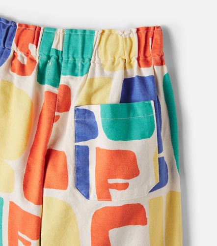 Pantalones de algodón estampados con logo - Bobo Choses - Modalova