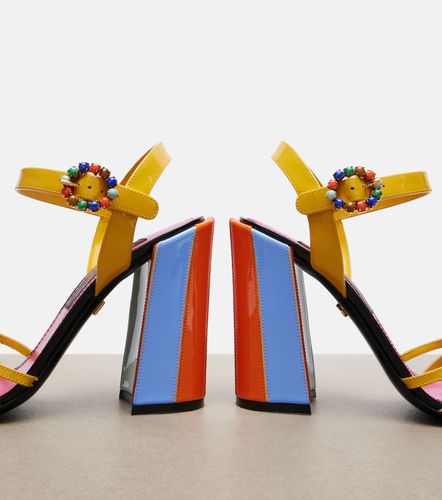 Keira embellished leather sandals - Dolce&Gabbana - Modalova