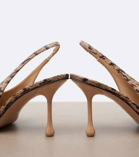 Isa snake-effect leather slingback pumps - Jimmy Choo - Modalova