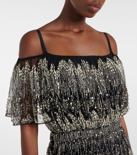 Embellished off-shoulder gown - Rabanne - Modalova