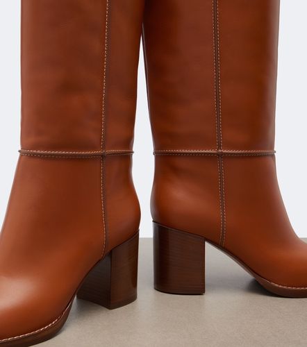 Leather knee-high boots - Gianvito Rossi - Modalova