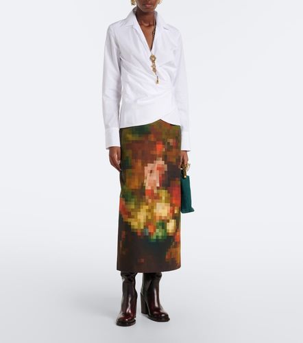 Cotton poplin wrap shirt - Dries Van Noten - Modalova