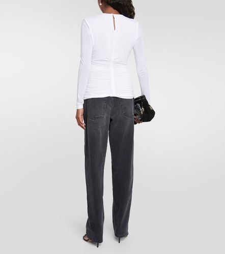 Levona cutout ruched jersey top - Isabel Marant - Modalova