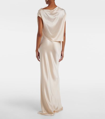 The Sei Draped silk satin top - The Sei - Modalova