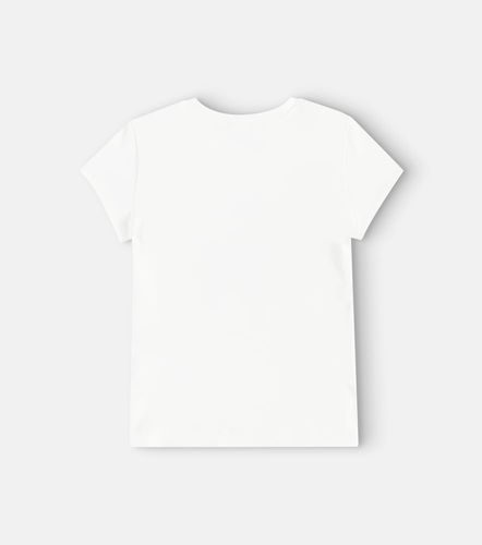 Camiseta en mezcla de algodón estampada - Monnalisa - Modalova