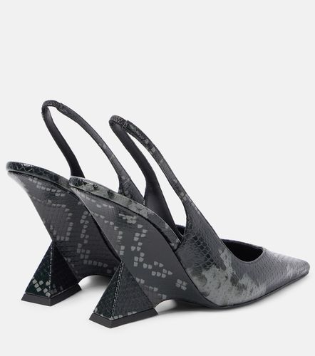 Cheope 105 leather slingback pumps - The Attico - Modalova