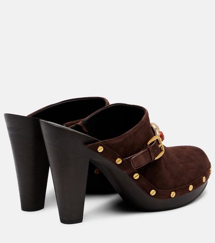 Verzierte Clogs Giana aus Veloursleder - Veronica Beard - Modalova