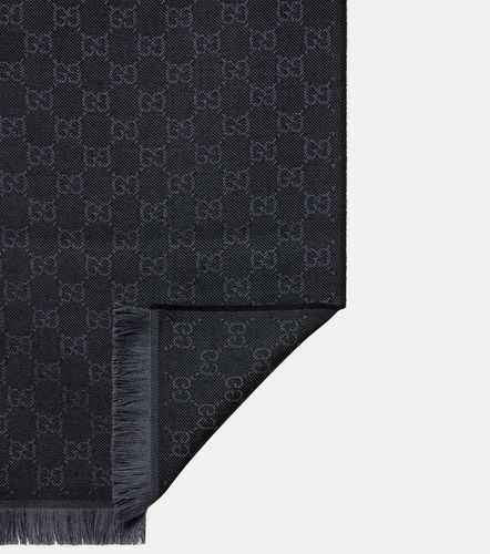 Bufanda de jacquard de lana con GG - Gucci - Modalova