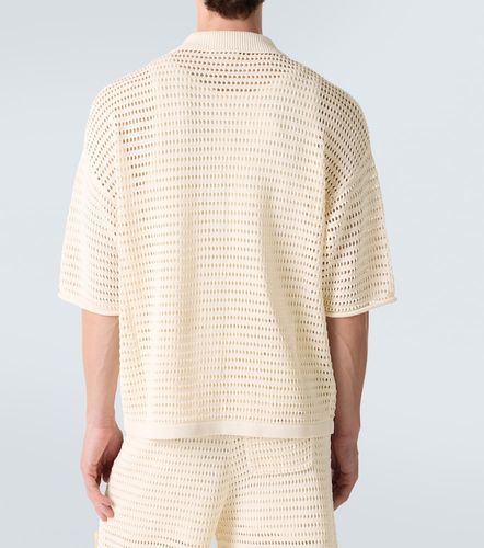 Camicia in crochet con applicazioni floreali - Commas - Modalova